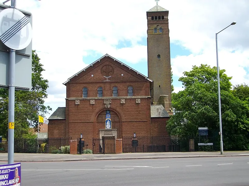 Photograph of Our Lady and St. Hubert