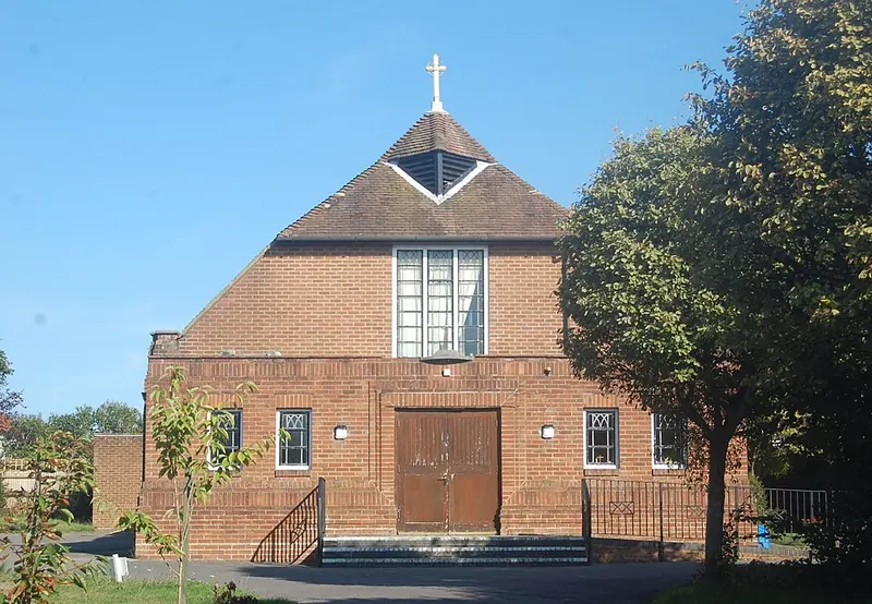 Photograph of Our Lady of Victories and St. Bernadette, Ensbury