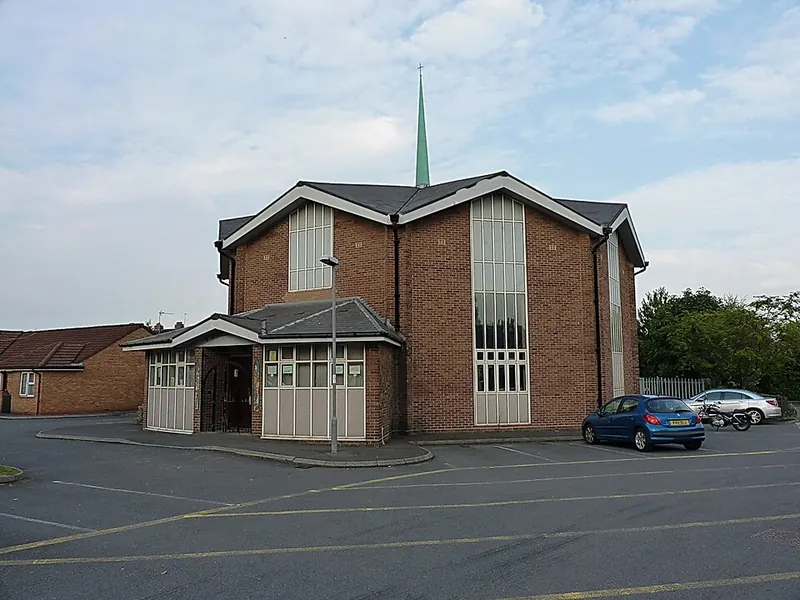 Photograph of St Catherine with St Chad
