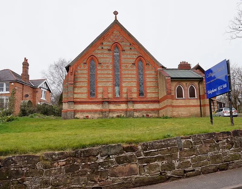 Photograph of St Thomas Aquinas & St Stephen Harding