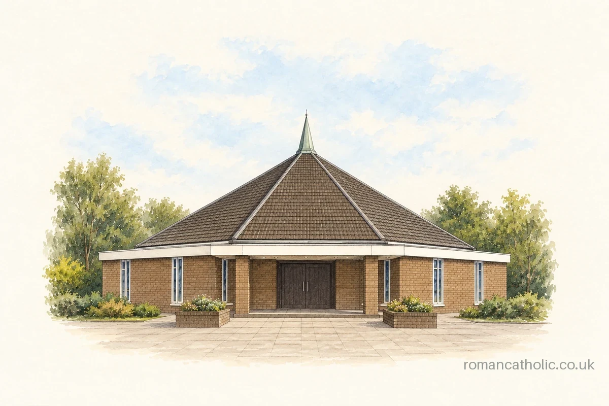 Illustration of Christ the Eternal High Priest, Gidea Park.