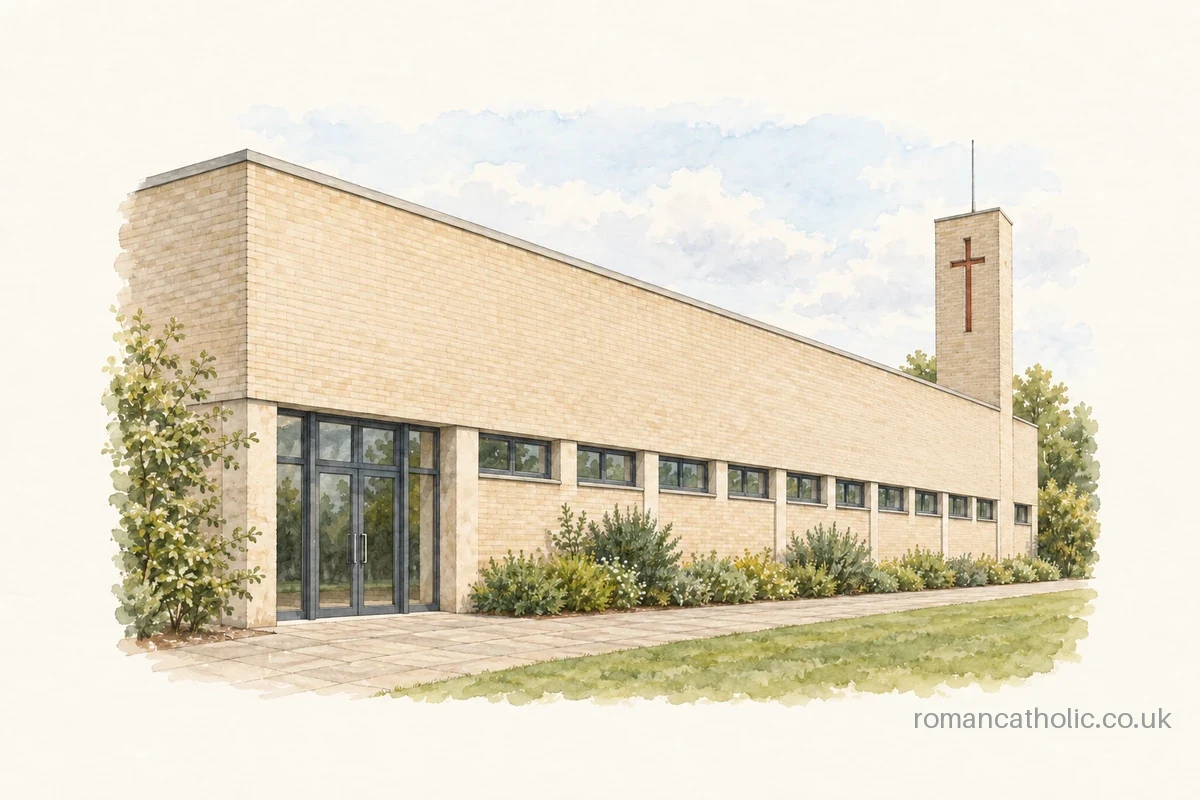 Illustration of Christ the King, Cockfosters.