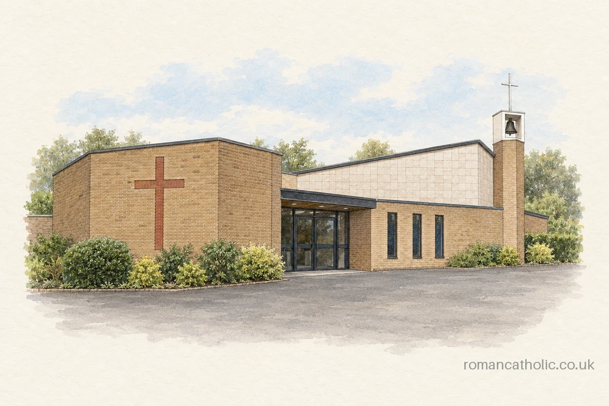 Illustration of Church of St Paul, Harefield.