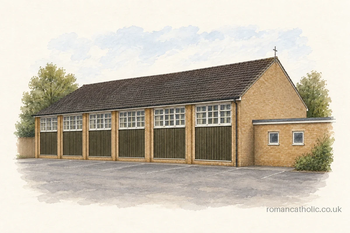 Illustration of Our Lady and the Lancashire Martyrs, Little Hutton.