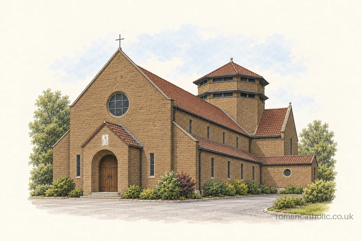 Illustration of Our Lady of Good Counsel.