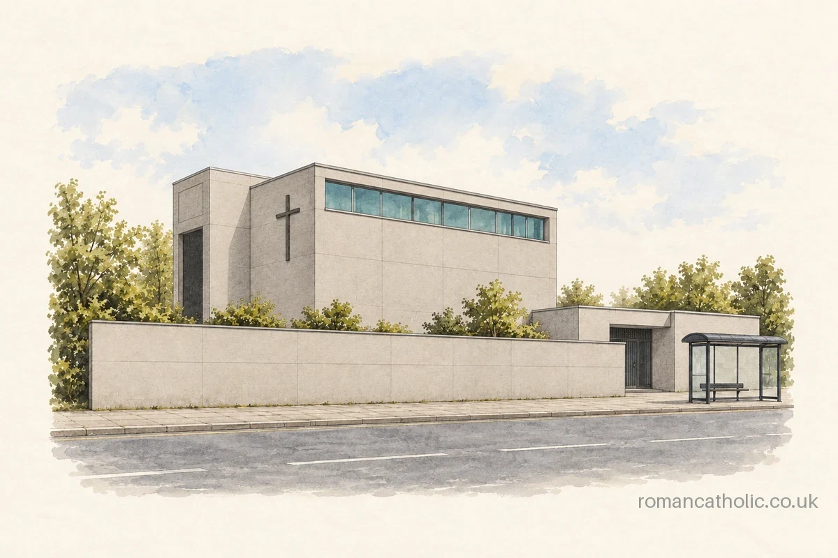 Illustration of Our Lady of Lourdes & St Vincent de Paul, Harrow Road.