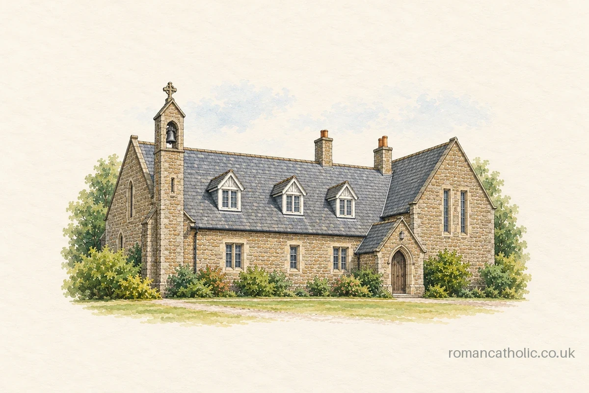 Illustration of Saint Mary, Marple Bridge.