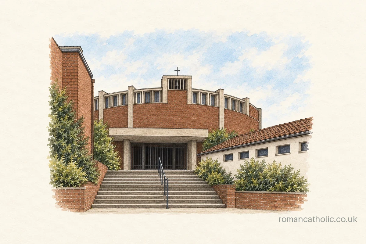 Illustration of Saint Thomas More, Swiss Cottage.
