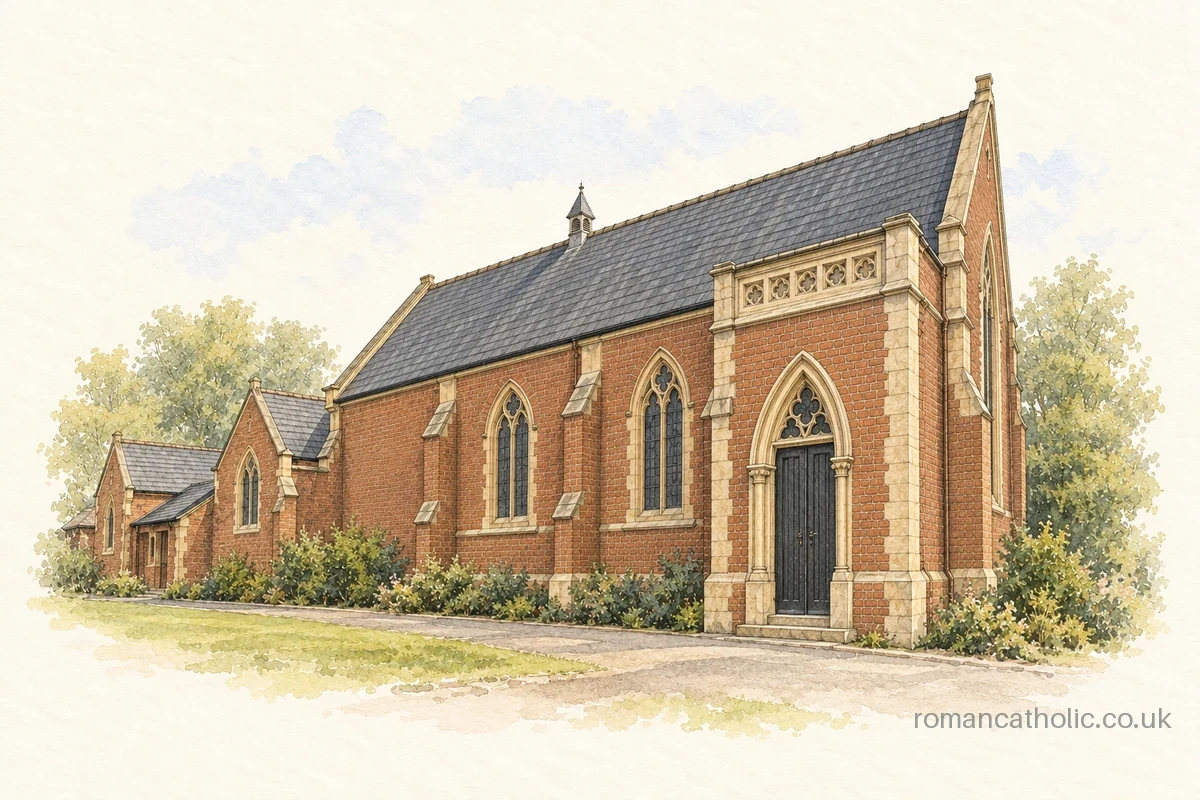 Illustration of St Edmund, King and Martyr, Little Hulton.