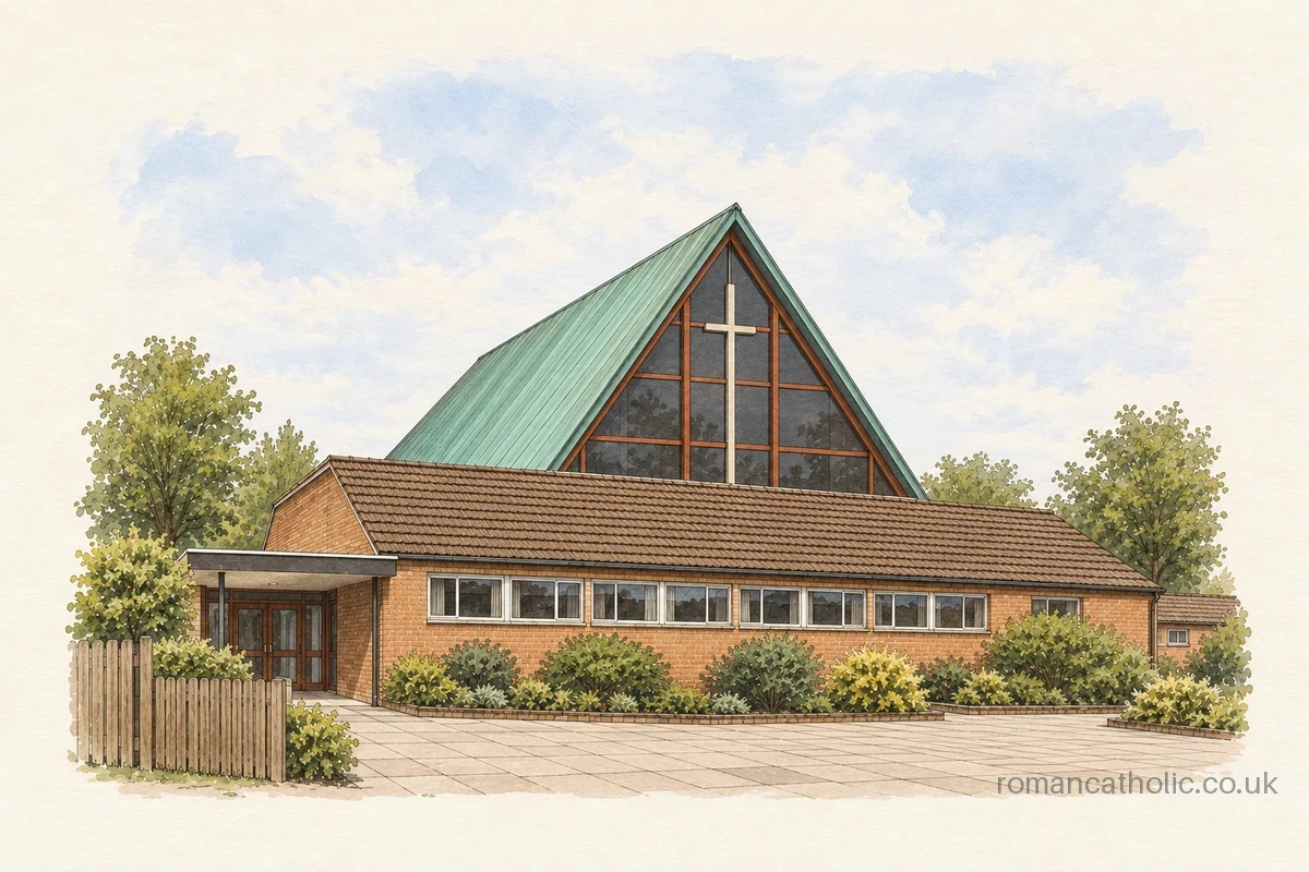Illustration of St Erconwald's.
