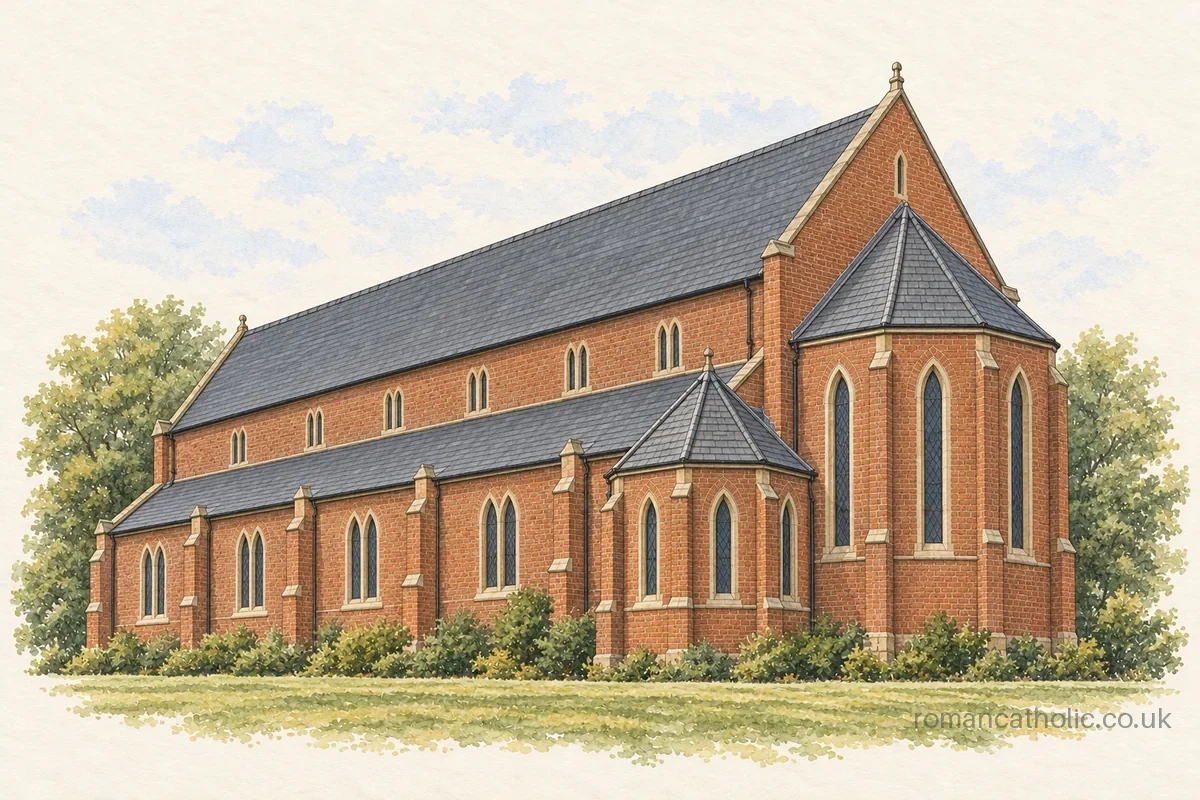 Illustration of St. Joseph, Halliwell.