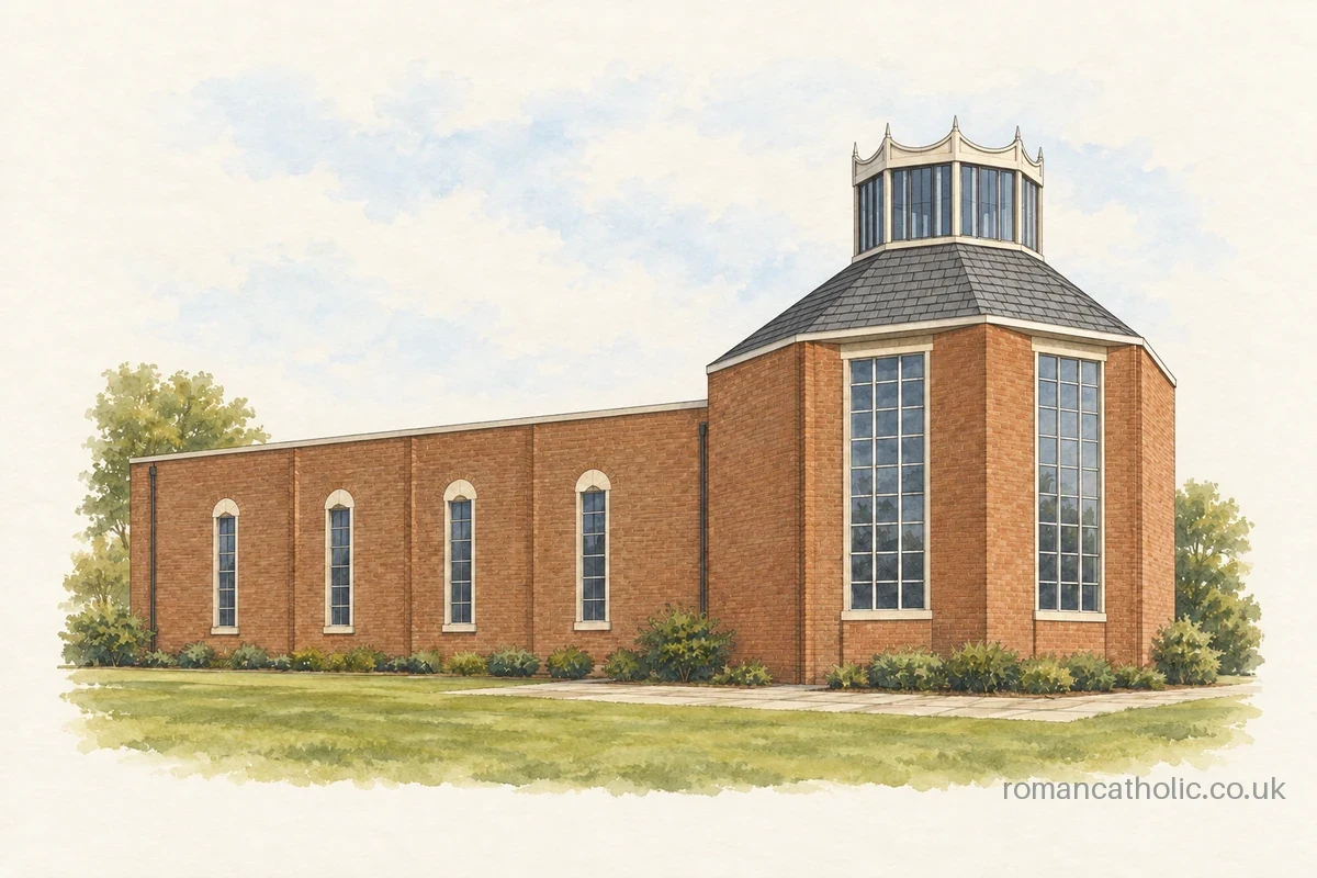 Illustration of St Mary and the Angels & St. Clare, Levenshulme.