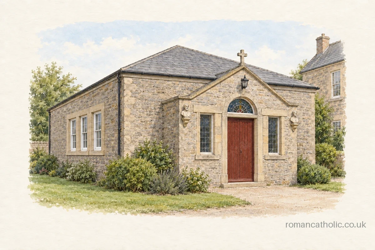Architectural illustration of St. Mary.
