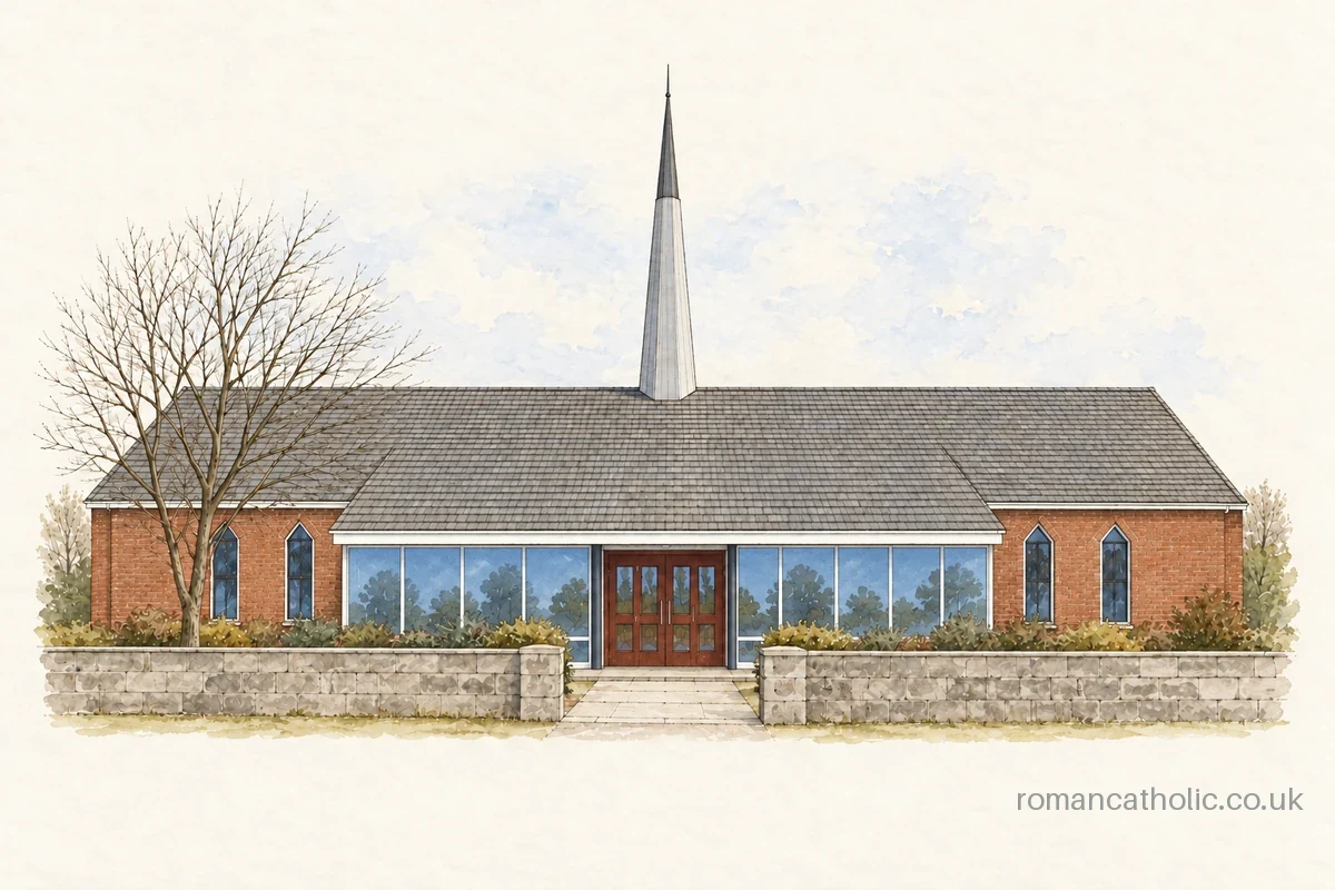 Illustration of St. Mary, Mother of God, Kirkby.
