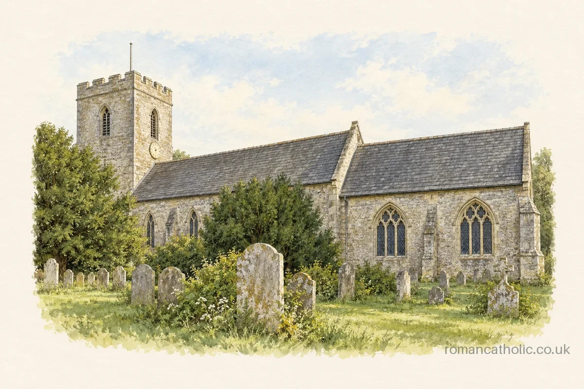 St Petroc shared church in Padstow with square crenellated tower and slate roofs.