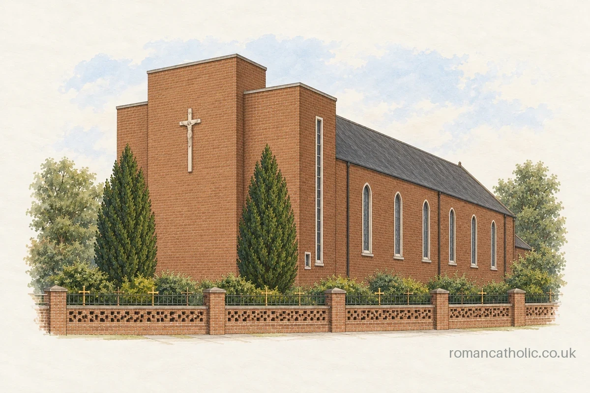 Illustration of St. Winifred, Heaton Mersey.