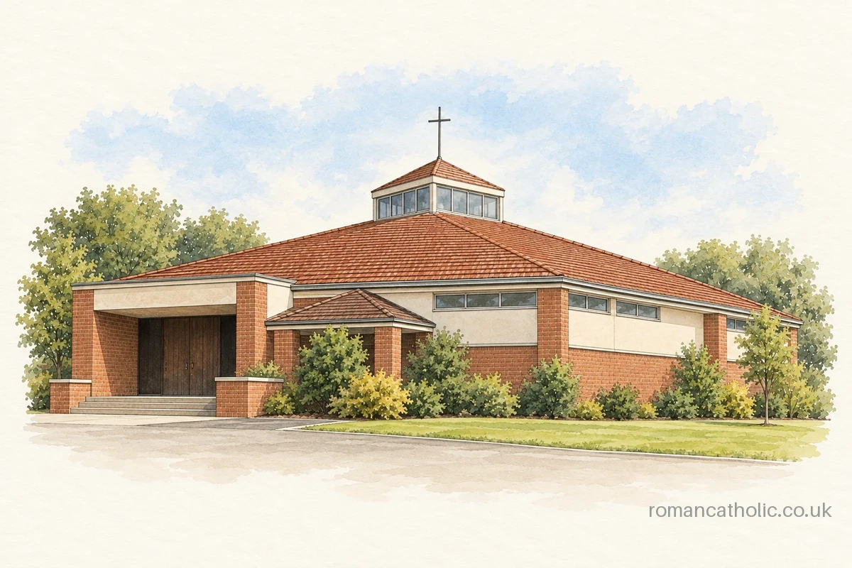 Illustration of Our Lady of Perpetual Succour, Moss Side.